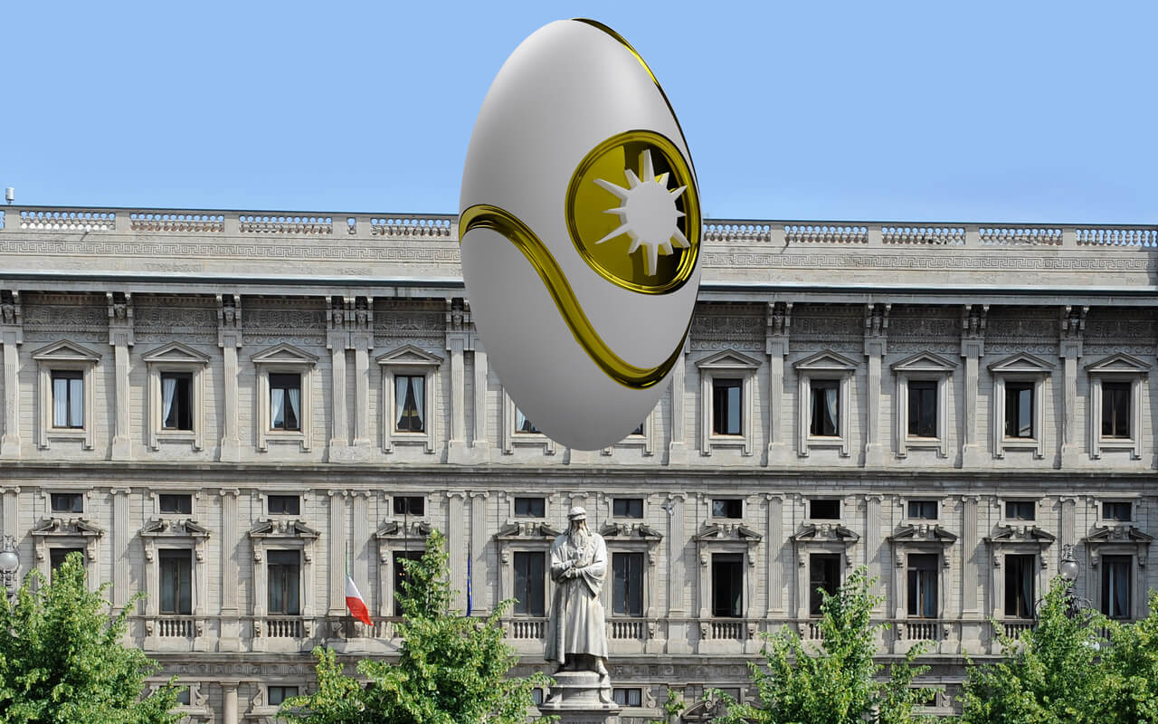 Luca Pozzi Bepart La visione di Leonardo AR installation