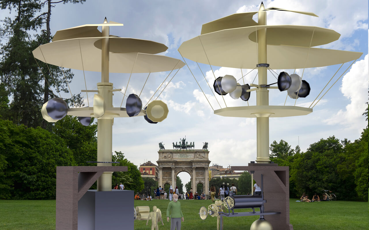 David Ariel Szauder Bepart La visione di Leonardo AR artwork