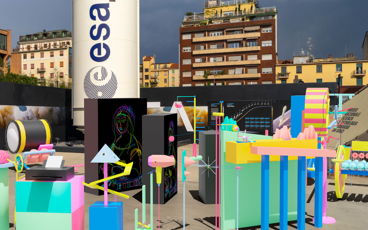 Lorenzo Fonda Bepart La visione di Leonardo AR animation