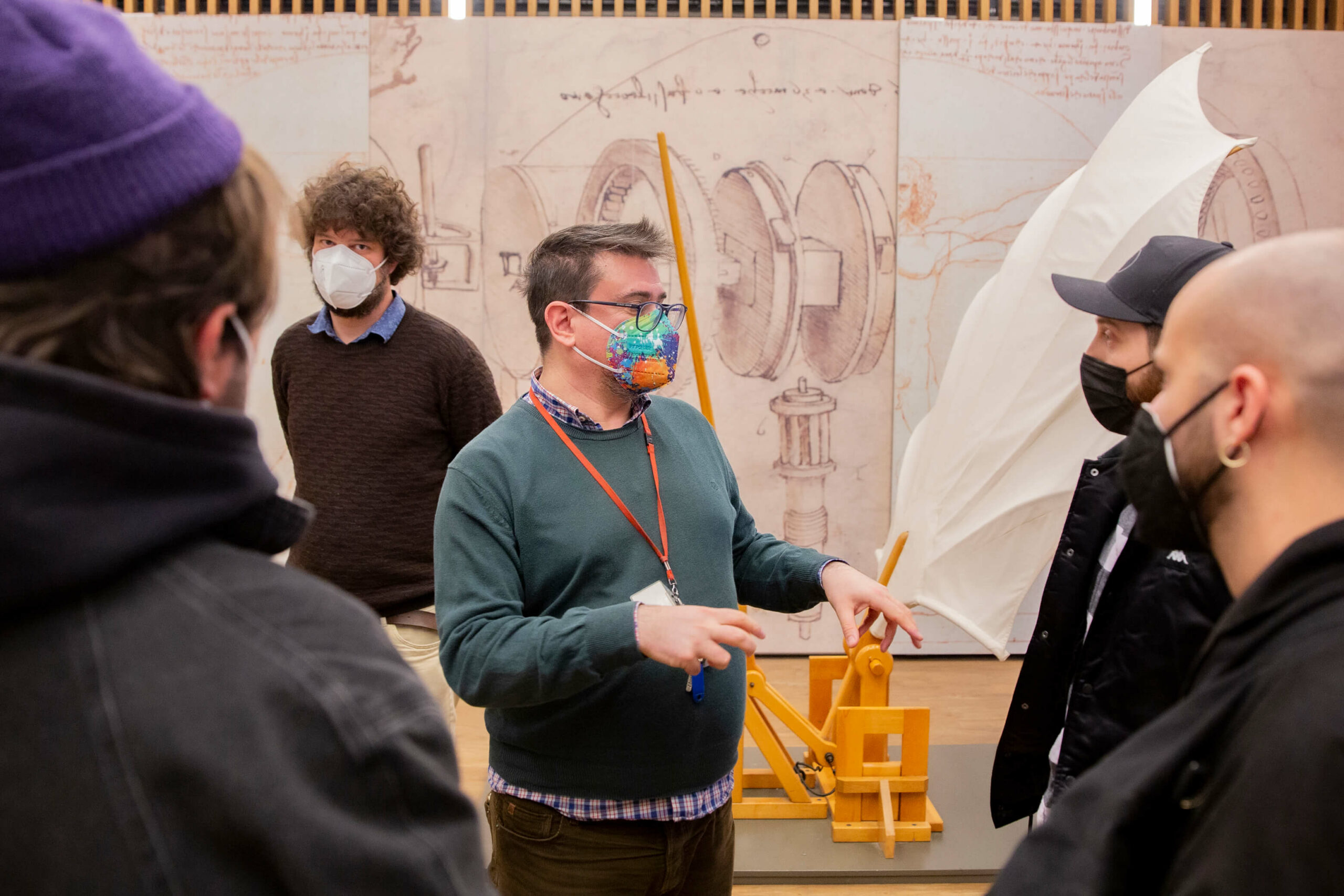 Claudio Giorgione Bepart La visione di Leonardo Museo Scienza e Tecnologia Milano