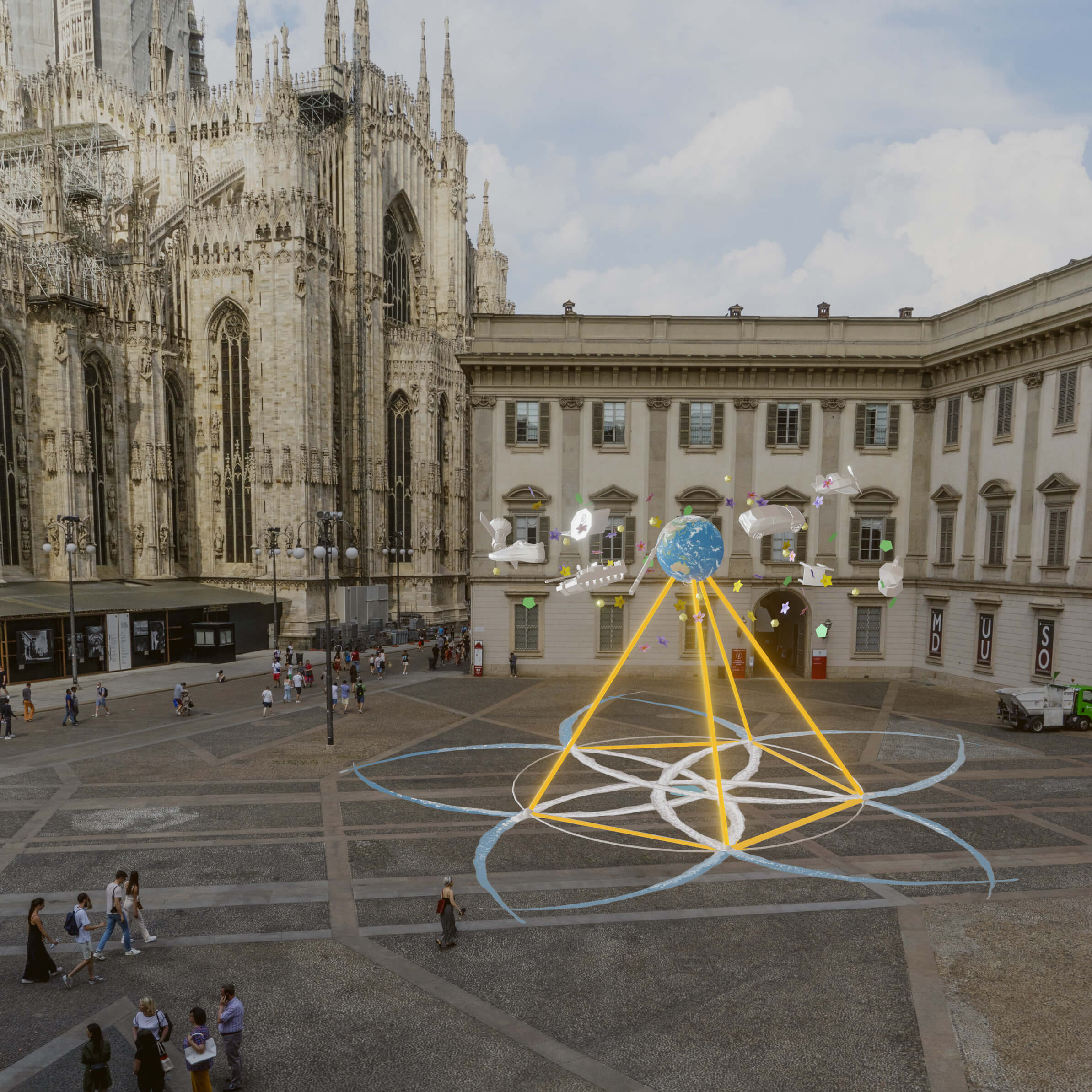 Giulia Roncucci Bepart La visione di Leonardo AR scene