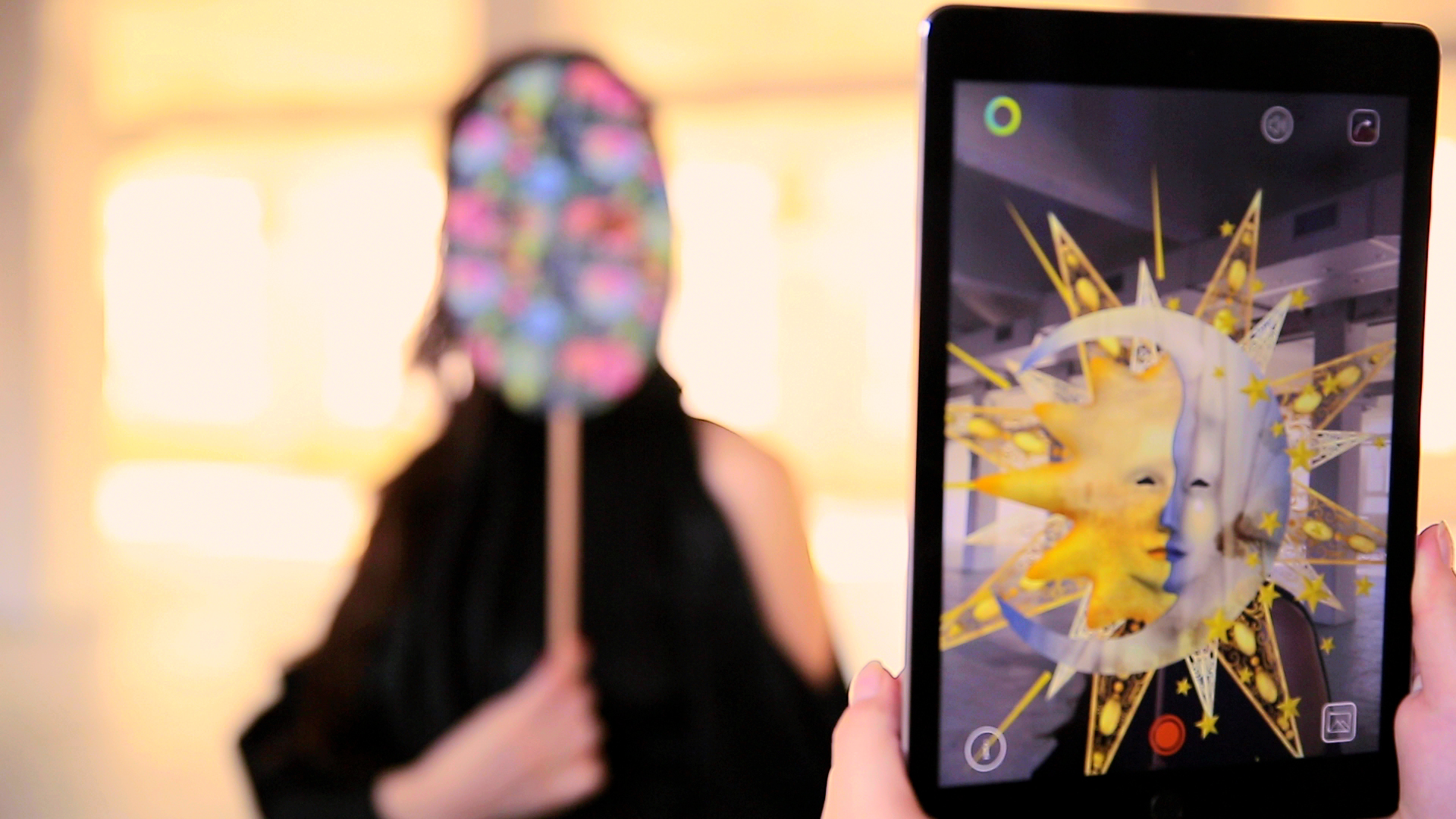 carnevale di venezia realtà aumentata maschera sole luna